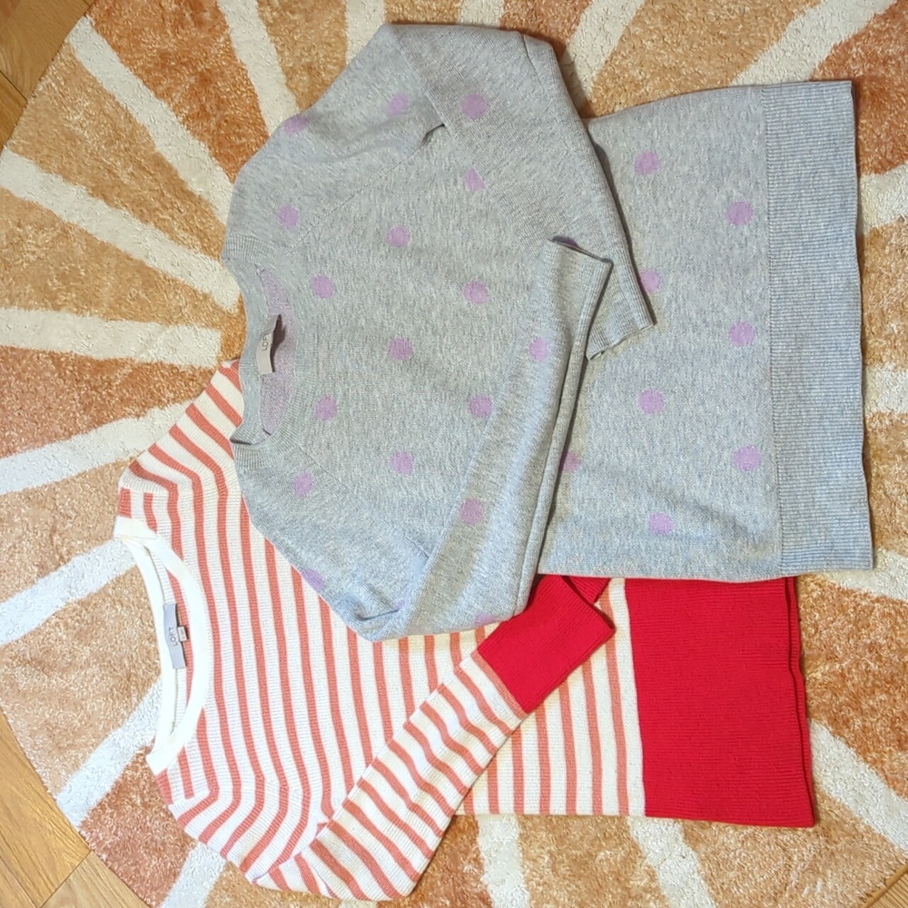 LOFT sweaters (S)